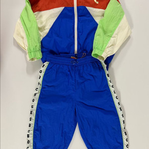 24 보보쇼즈 컬러블록트랙수트 재킷,팬츠