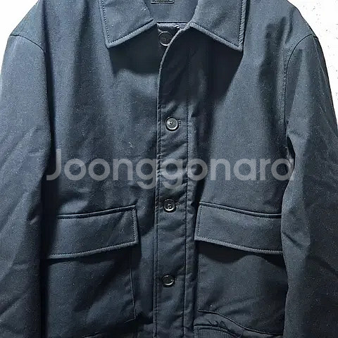 XL) 자라 네이비 봄버 패딩자켓 3286 501--2