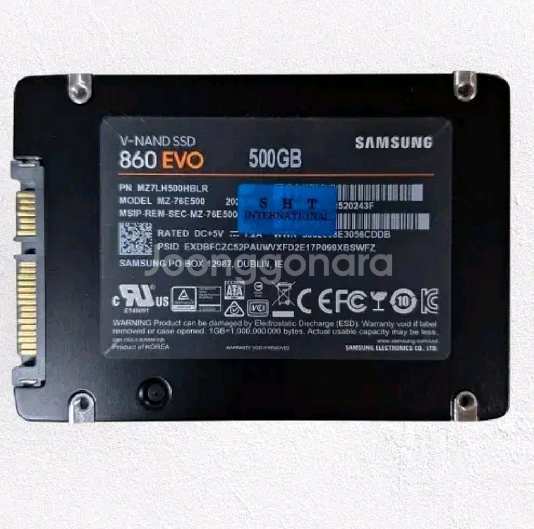삼성 SSD 500GB 860 EVO--1