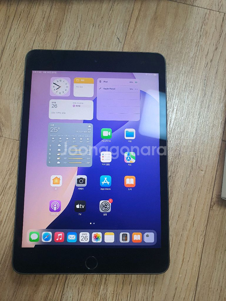 아이패드 미니5 64g wifi+애플펜슬 팔아요--1