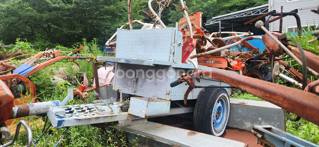 관리기 4륜 4wd 사륜 적재함 추레라 츄레라 테라--0