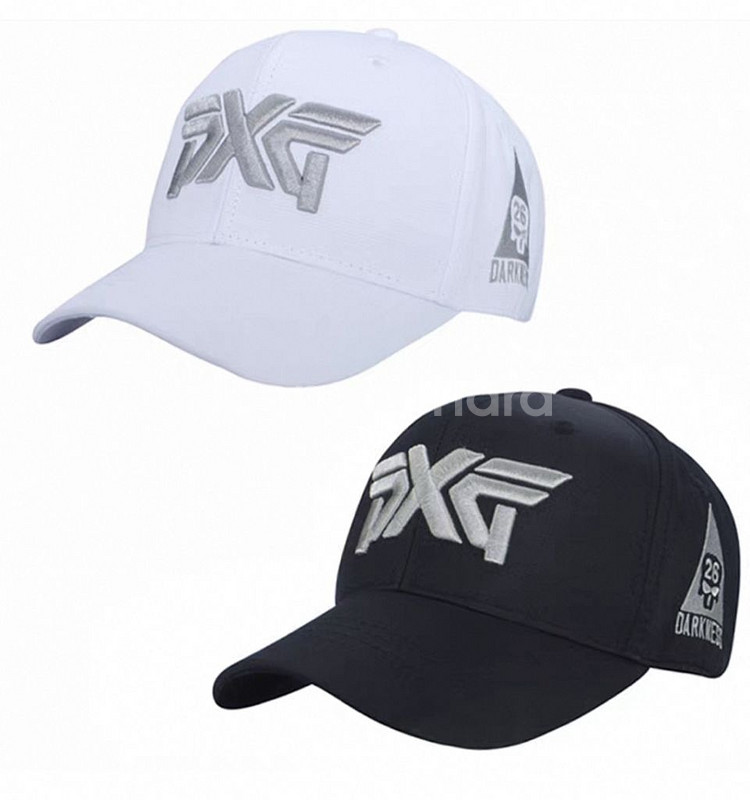 PXG 골프 캡 모자 블랙 (새상품) 볼마커 포함--0