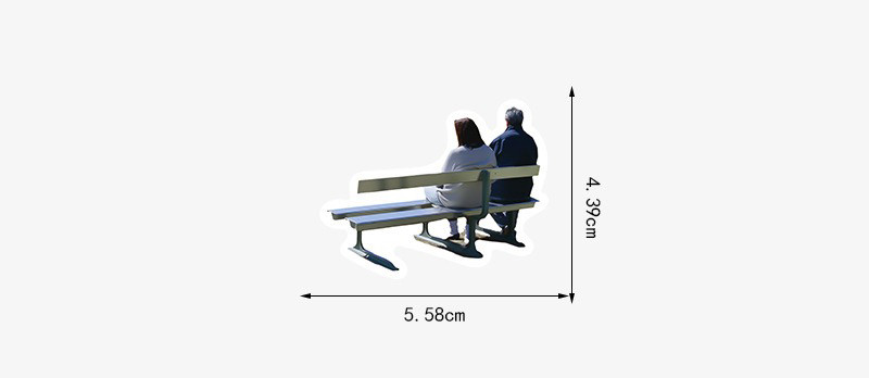 60p 뉴욕 스트리트 스티커 빈티지 감성 방수 캐리어 이미지