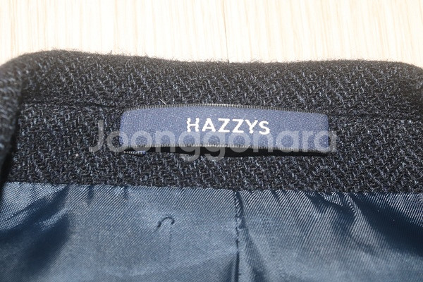 (100자켓)헤지스/네이비블랙 헤링본자켓--3