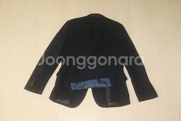 (100자켓)헤지스/네이비블랙 헤링본자켓--9