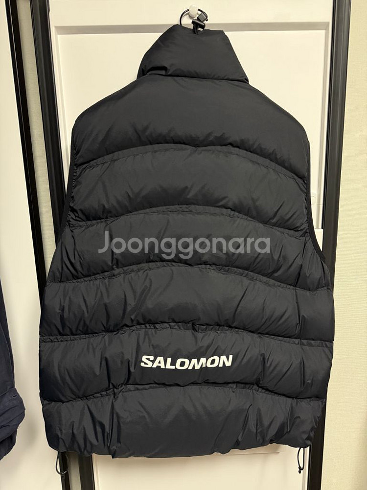 [XL] 살로몬 크로스 컨투어 다운 베스트 블랙--1