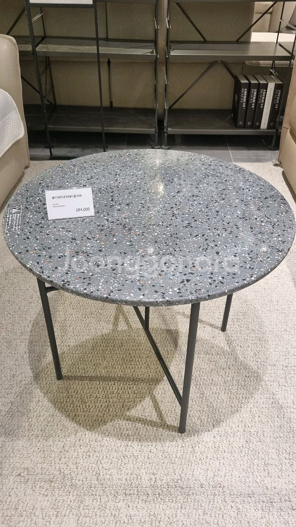 (미개봉 새상품)까사미아 몰타 테라조 티테이블--0