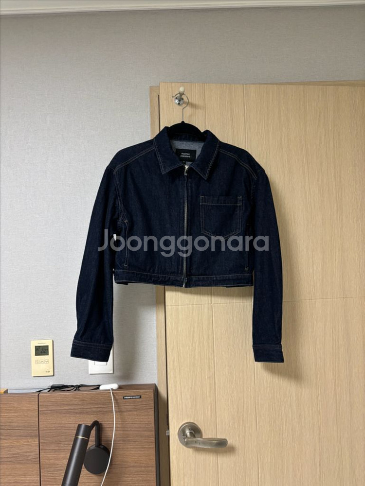 무신사 우먼 스탠다드 데님 자켓--4