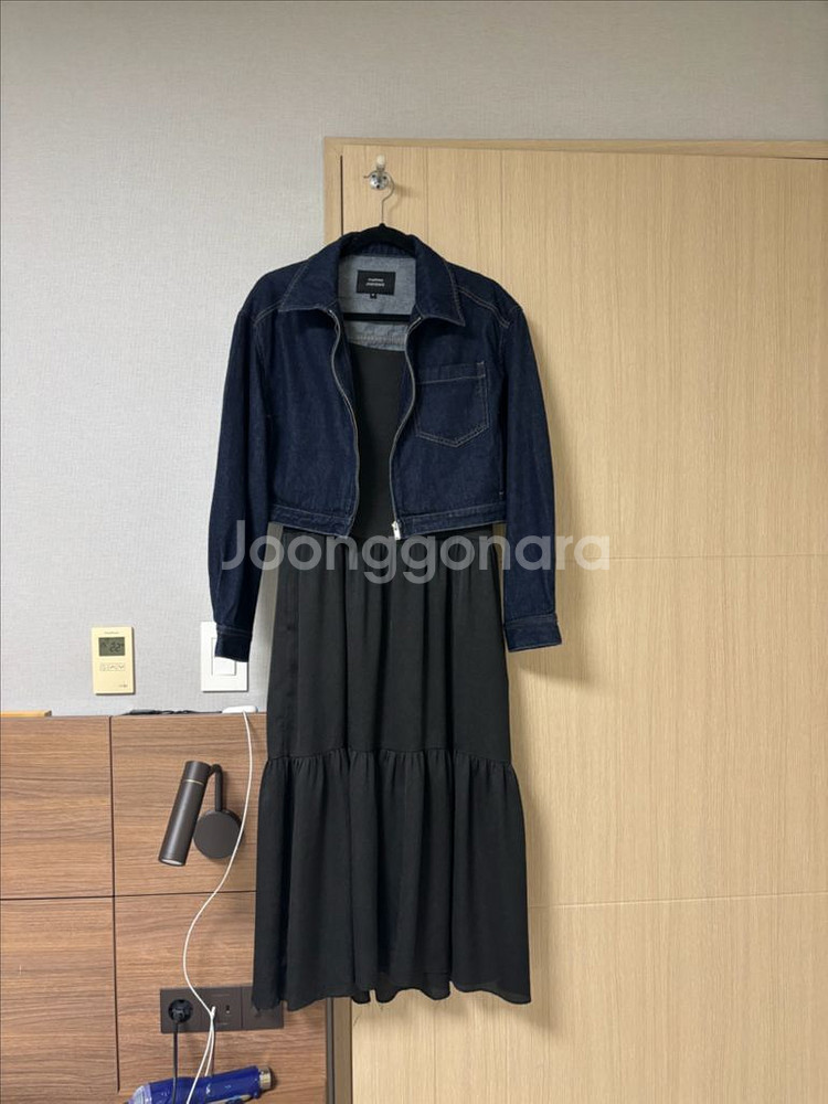 무신사 우먼 스탠다드 데님 자켓--5