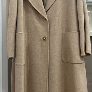 랑방 캐시미어 100 코트 라이트베이지 55