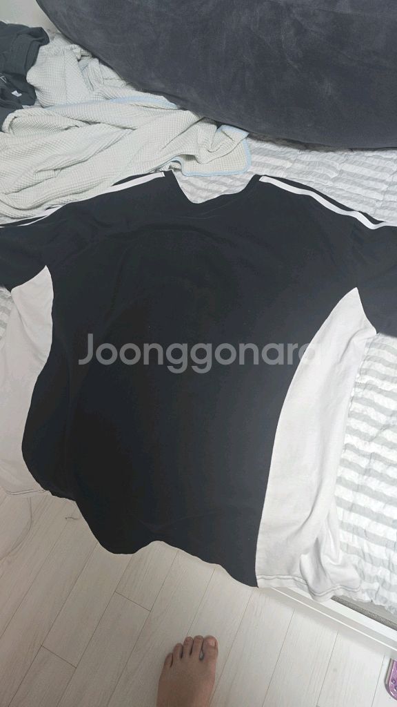 밴웍스 스포티 블록코어 브이넥 반팔 티셔츠 블랙 2xl--4
