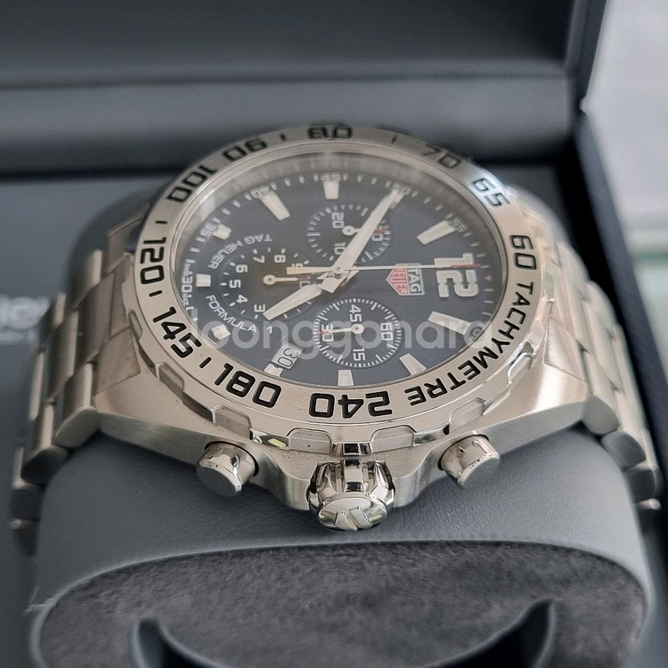 태그호이어 포뮬러1 크로노 쿼츠 청판 43mm--4