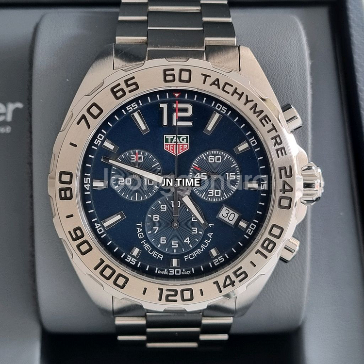 태그호이어 포뮬러1 크로노 쿼츠 청판 43mm--0