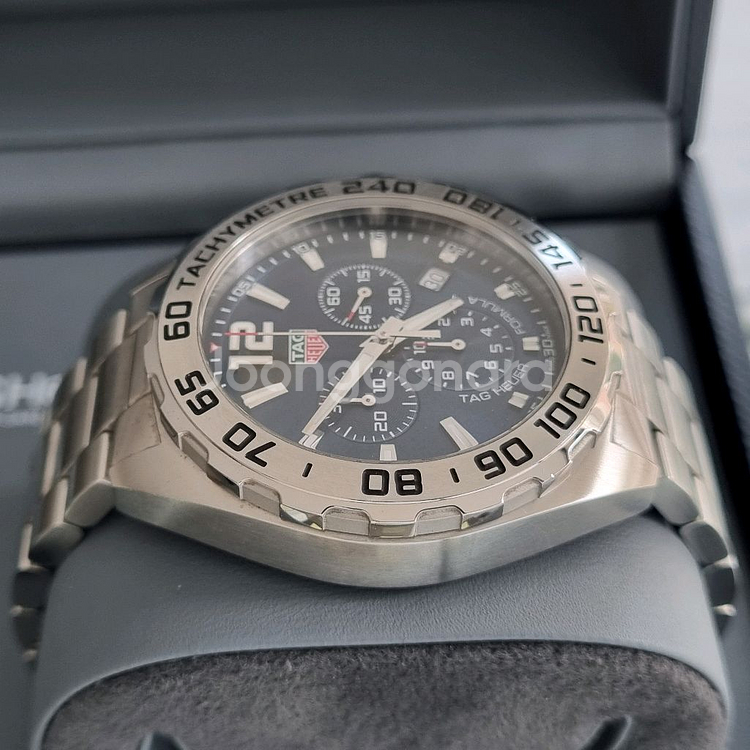 태그호이어 포뮬러1 크로노 쿼츠 청판 43mm--5