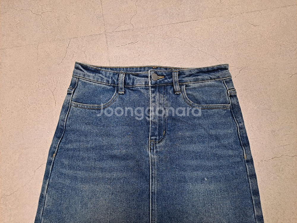 데님 롱스커트 S(27)--2