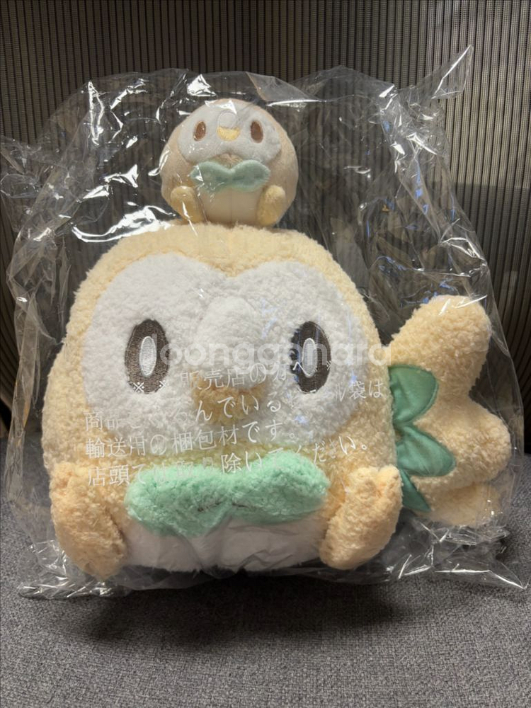 포켓몬 포켓피스 나몰빼미 페어 대형인형 약 30cm--0