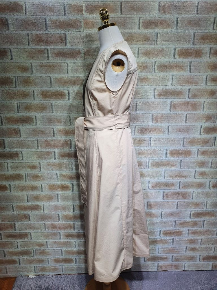 택부착 이레스 정품 스티치 배색 트렌치 원피스 ~66 이미지