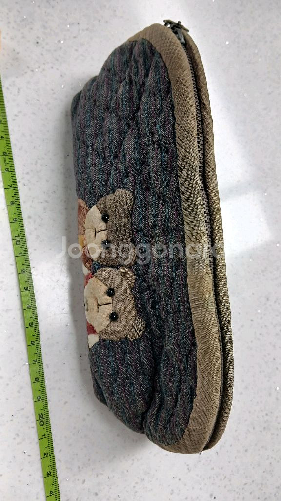 퀼트 곰돌이 파우치 필통--2