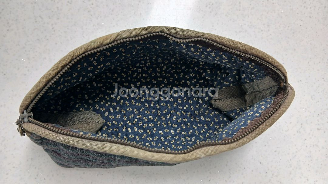 퀼트 곰돌이 파우치 필통--4