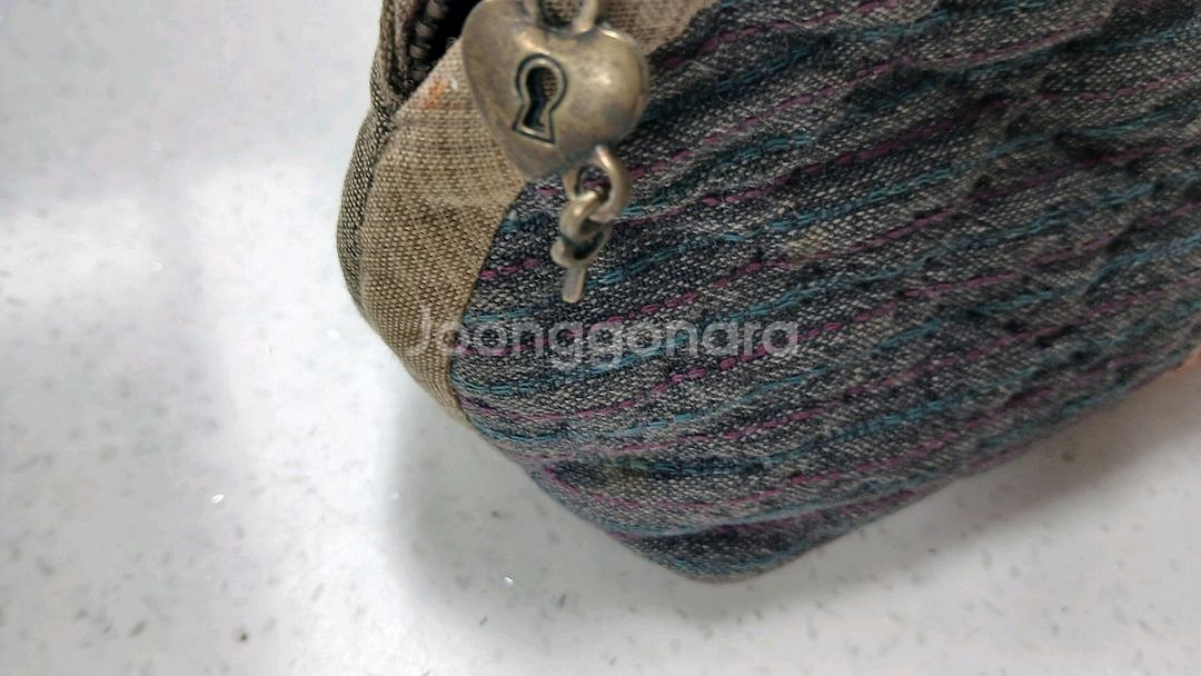 퀼트 곰돌이 파우치 필통--5