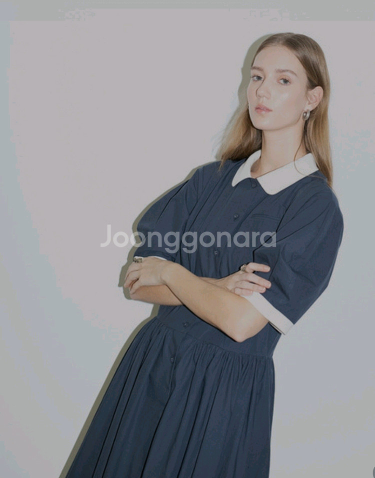 앤유 카라 원피스--1
