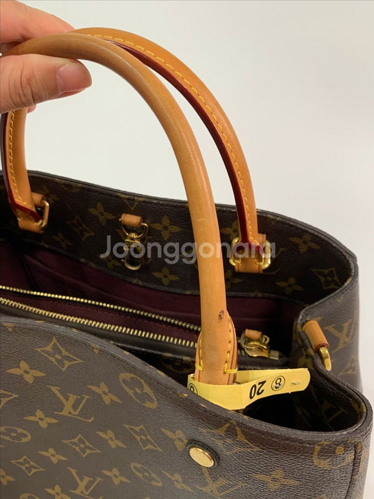 루이비통 모노그램 캔버스 몽테뉴 MM 토트백--2