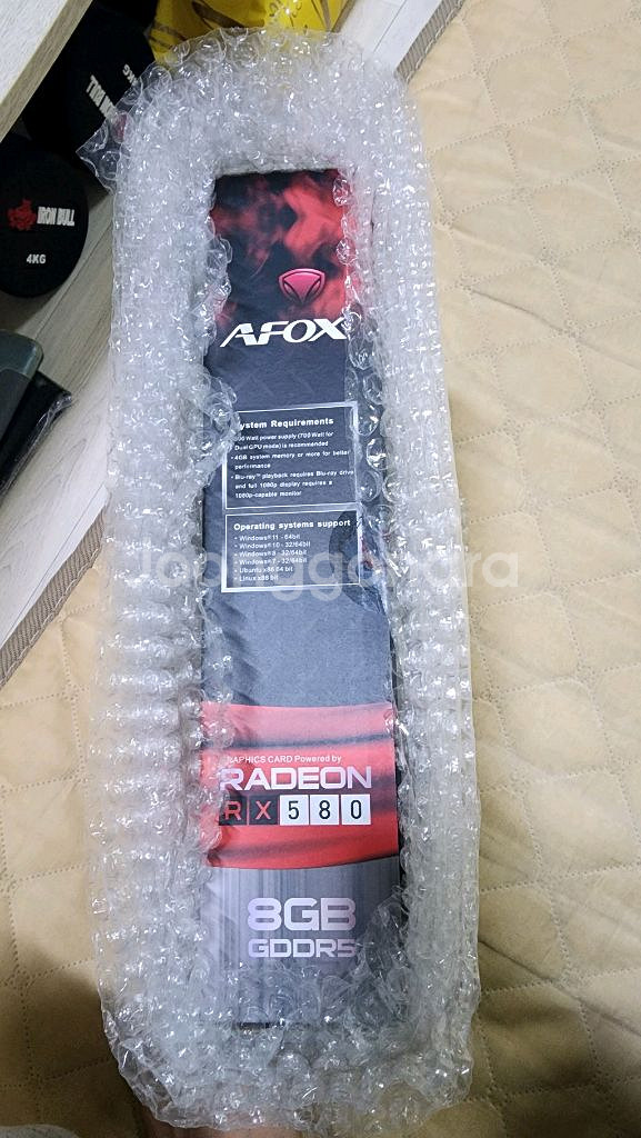 (새제품) 미사용 RX580 8GB 11만원에 팝니다--1