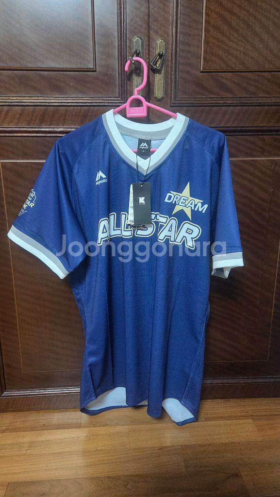 삼성라이온즈 올스타 유니폼 XL 새상품 구자욱 마킹--0