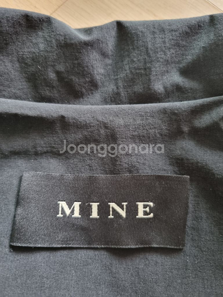 한섬 마인 MINE 트렌치 코트 자켓 원피스 겸용--5