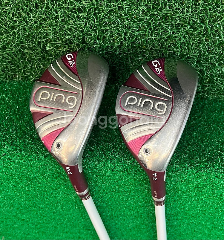 핑 GLe2 4번22도,5번26도 여성유틸 정품 팝니다--0