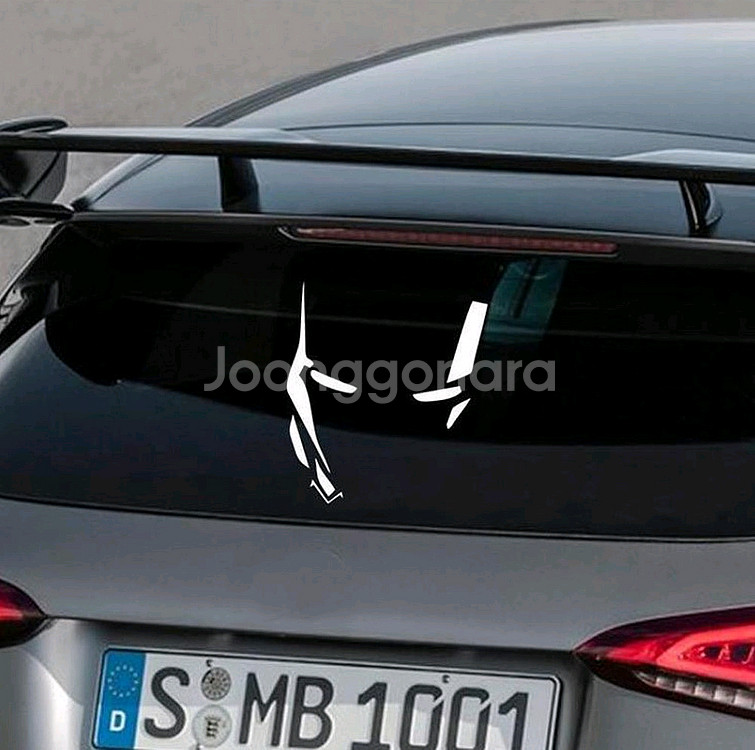 아이언맨 Ironman 자동차 데칼 반사 스티커--2