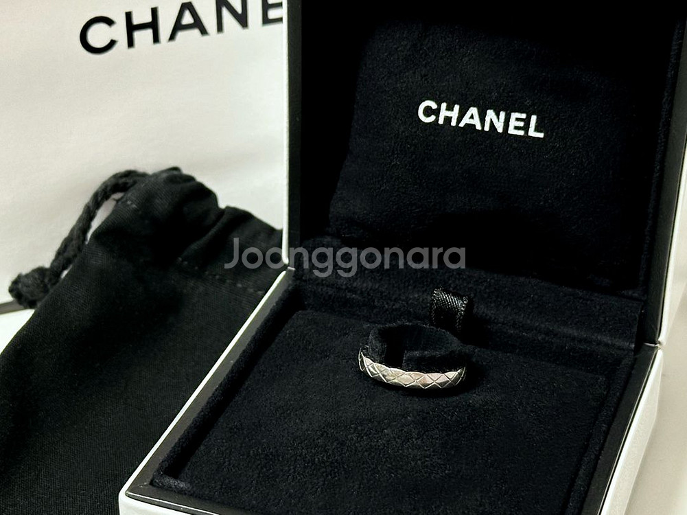 샤넬 코코크러쉬 링 (미니) 화이트골드 53호--1
