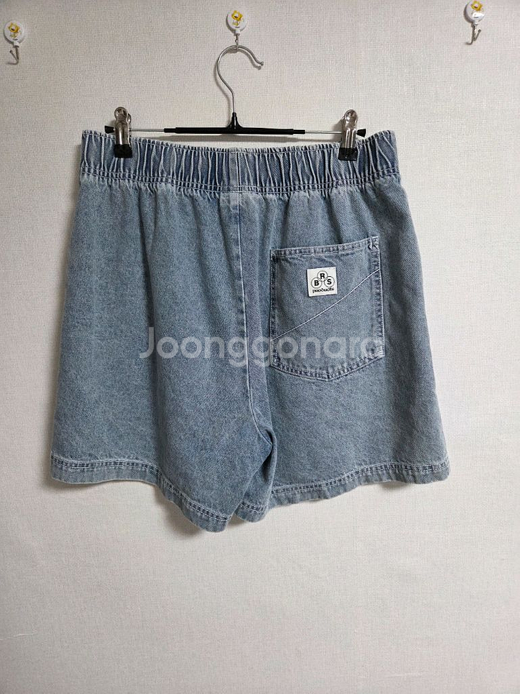 나이키 여성 데님 반바지 L 한번입음--1
