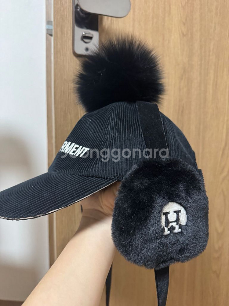혼가먼트 귀도리 털모자 팔아요--1