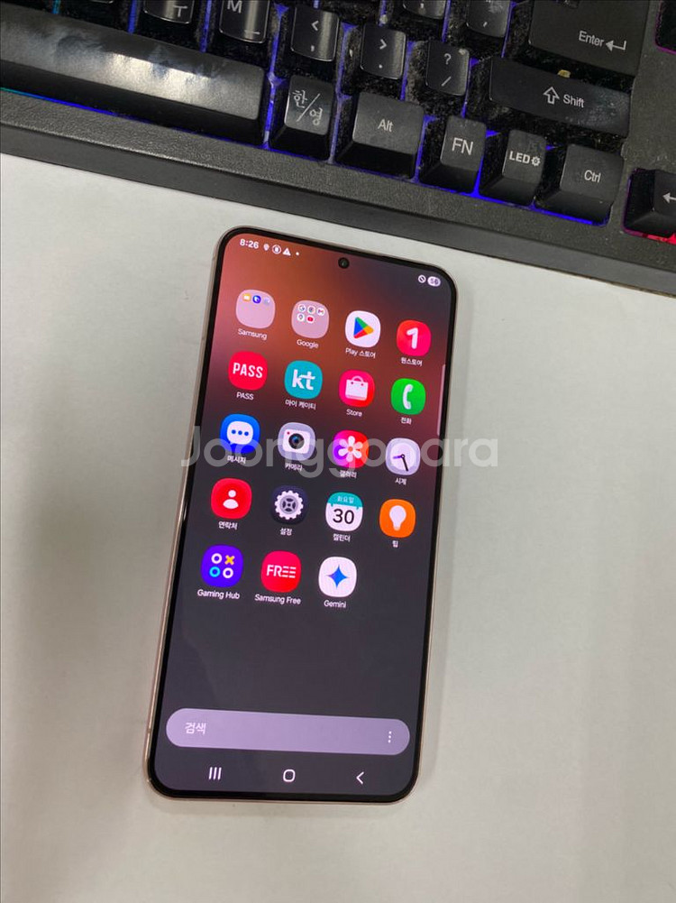 292942 KT 갤럭시S22플러스핑크 SS급 256G--1