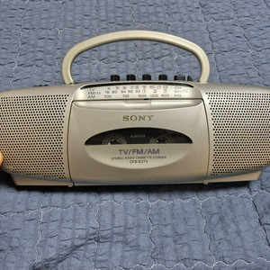 SONY CFS-E2TV 실버색상 판매합니다.