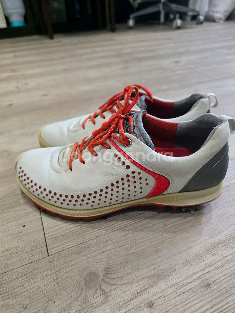 ECCO GOLF 바이움 야크가죽 골프화 38 245m--0