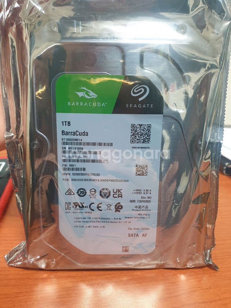 Seagate Barracuda HDD 3.5인치 1T--0