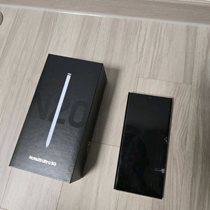 갤럭시 노트20 울트라 256GB 화이트 액정 불량