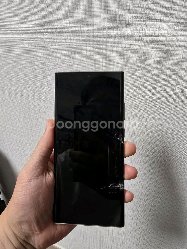 갤럭시 노트20 울트라 256GB 화이트 액정 불량--1