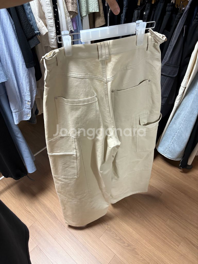 알렌느 카펜터 카고팬츠 크림베이지 1--7
