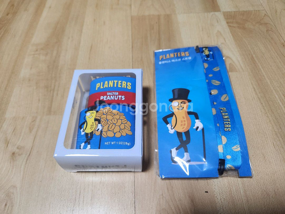 미개봉 플랜터스 땅콩 캐릭터 에어팟 케이스 + 마스크--0