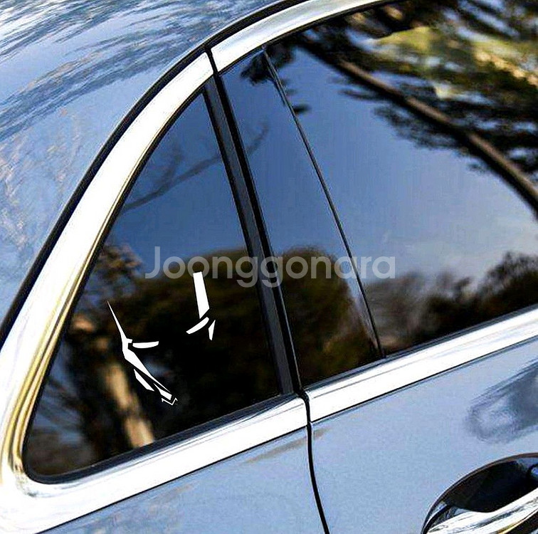 자동차 데칼 튜닝 대일 밴드 스티커--4