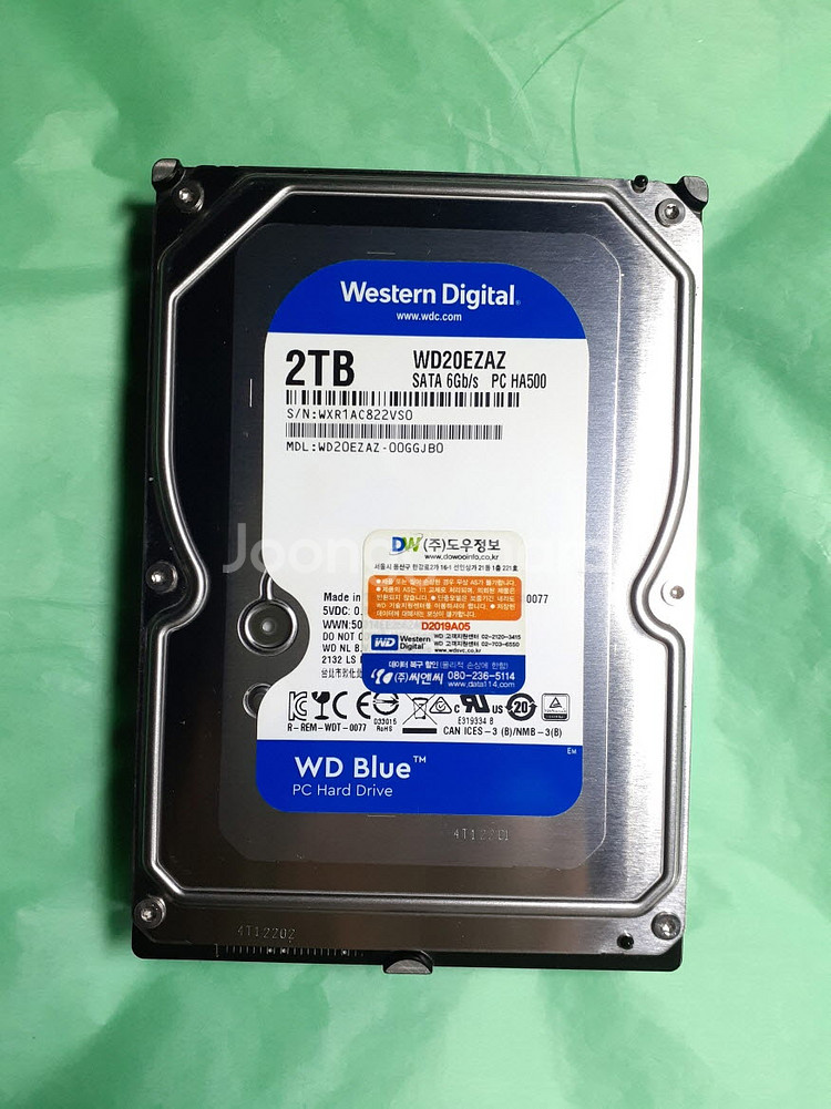 외장하드 WD Blue HDD 2TB USB3.0--9