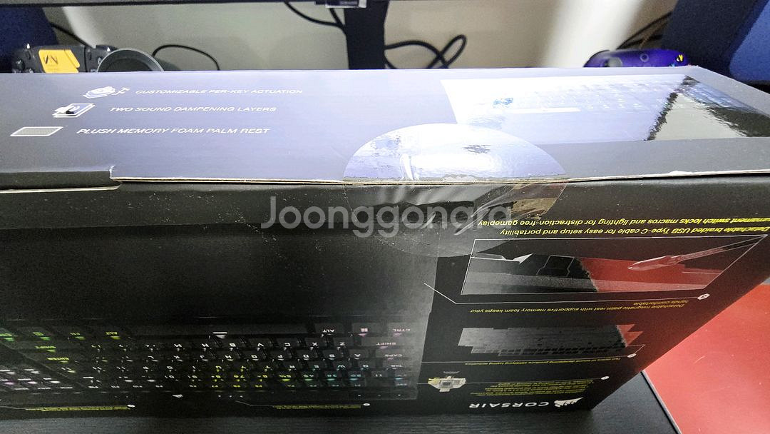 [새제품] 커세어K70MAX RGB MGX 기계식키보드--2