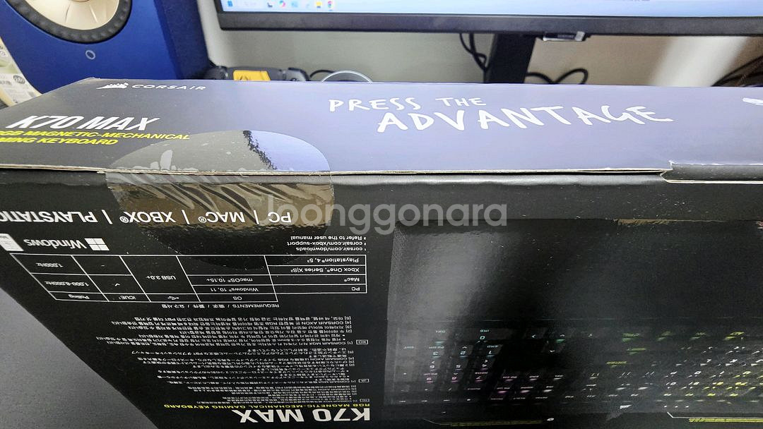 [새제품] 커세어K70MAX RGB MGX 기계식키보드--3