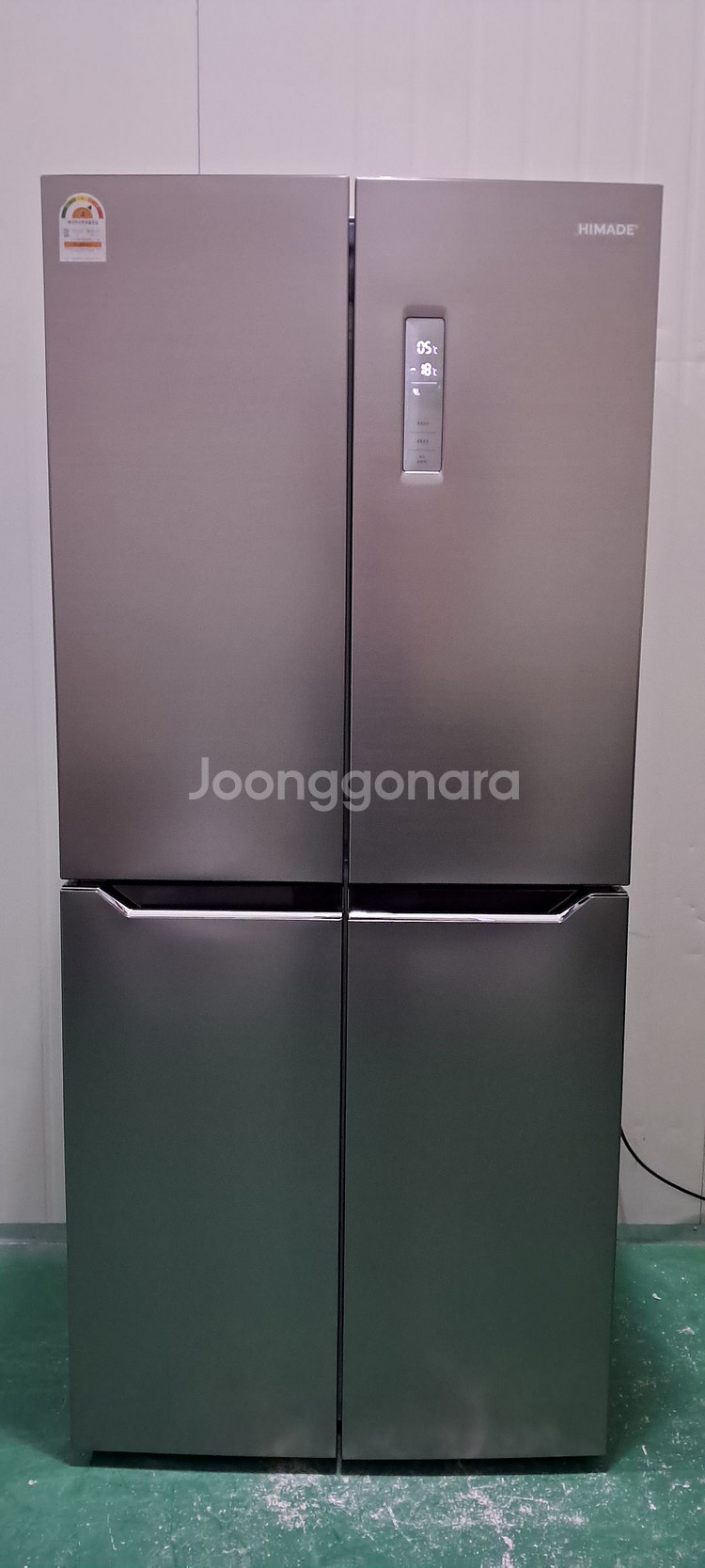 1590 하이메이드 418L 4도어양문형냉장고(블랙)--0