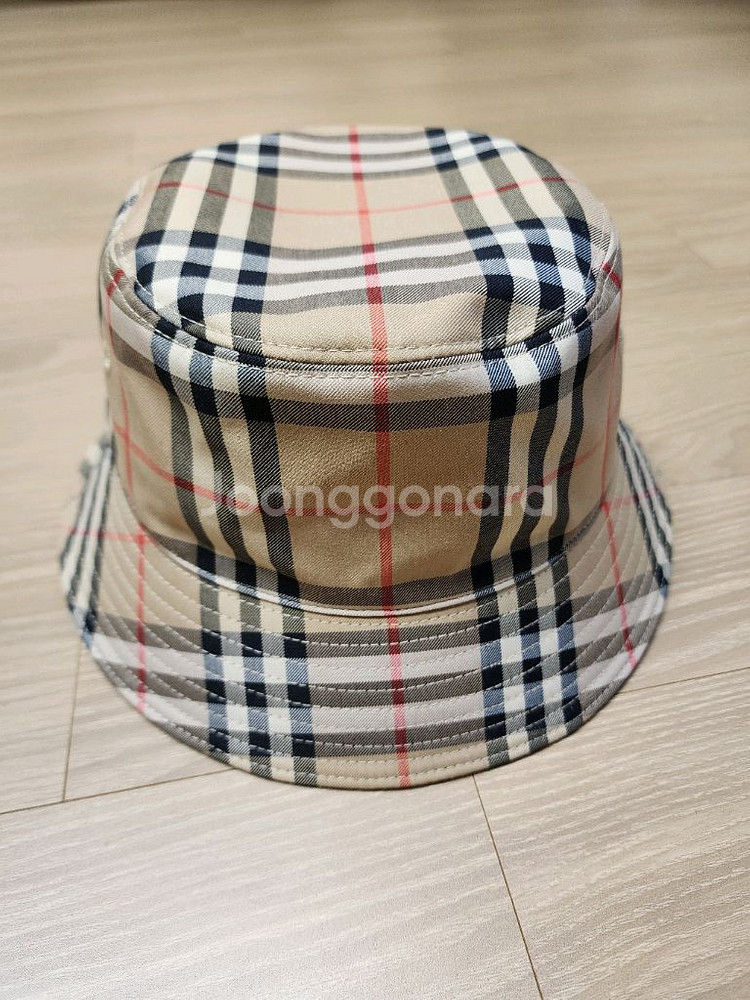 버버리 빈티지 체크 버킷햇 8026927--4