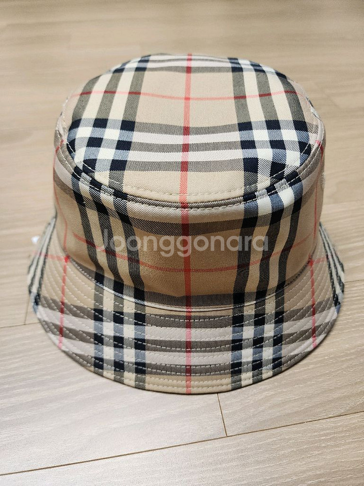 버버리 빈티지 체크 버킷햇 8026927--3