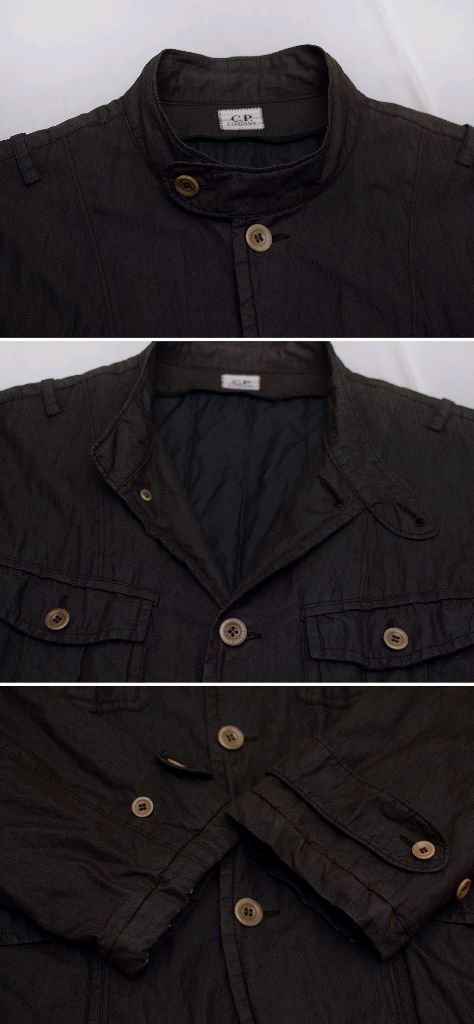 씨피컴퍼니 코티드 가먼트다잉 워싱 야상 필드자켓--8